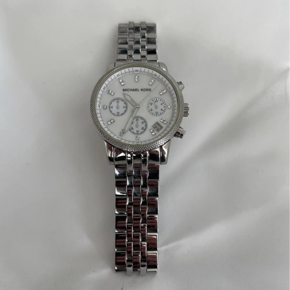 michael kors watch silver